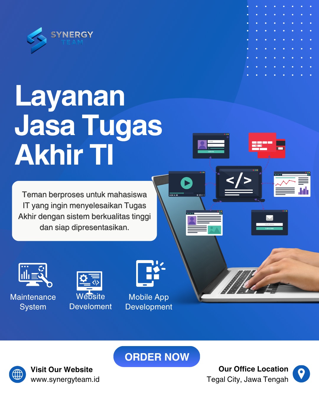 Jasa Tugas Akhir Synergy Team